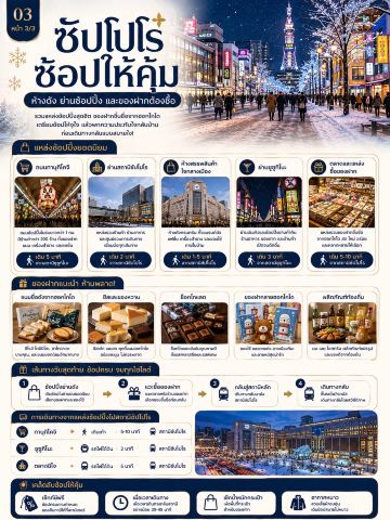 Sapporo 3D2N: The Ultimate Snowy Getaway – Eat, Shop, and Explore