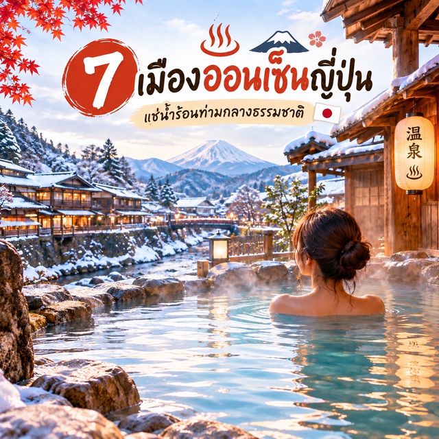 ♨️ 7 เมืองออนเซ็นญี่ปุ่น | หนีความวุ่นวาย ไปแช่น้ำร้อนท่ามกลางธรรมชาติ 🇯🇵 ♨️ 7 เมืองออนเซ็นญี่ปุ่น | หนีความวุ่นวาย ไปแช่น้ำร้อนท่ามกลางธรรมชาติ 🇯🇵