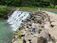 Trail and Camping at Devils Den Ar, USA