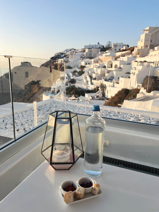 🇬🇷聖托里尼 | 一覧無遺的日落美景餐廳🌅