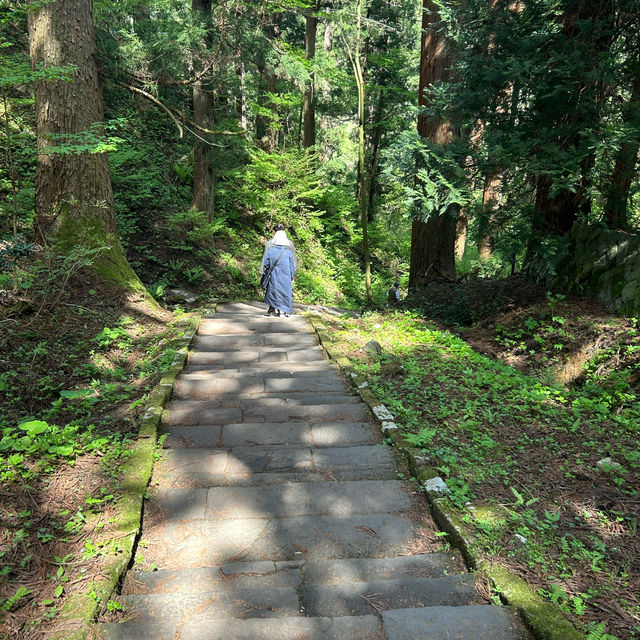Historical Gassan shrine My. Haguro