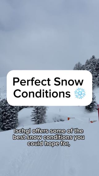 Perfect Snow Conditions ❄️