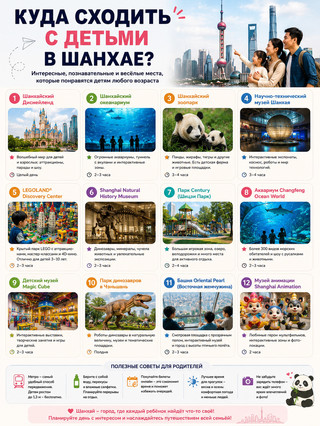 👨👩👧 Where to go with kids in Shanghai? 12 places the whole family will love