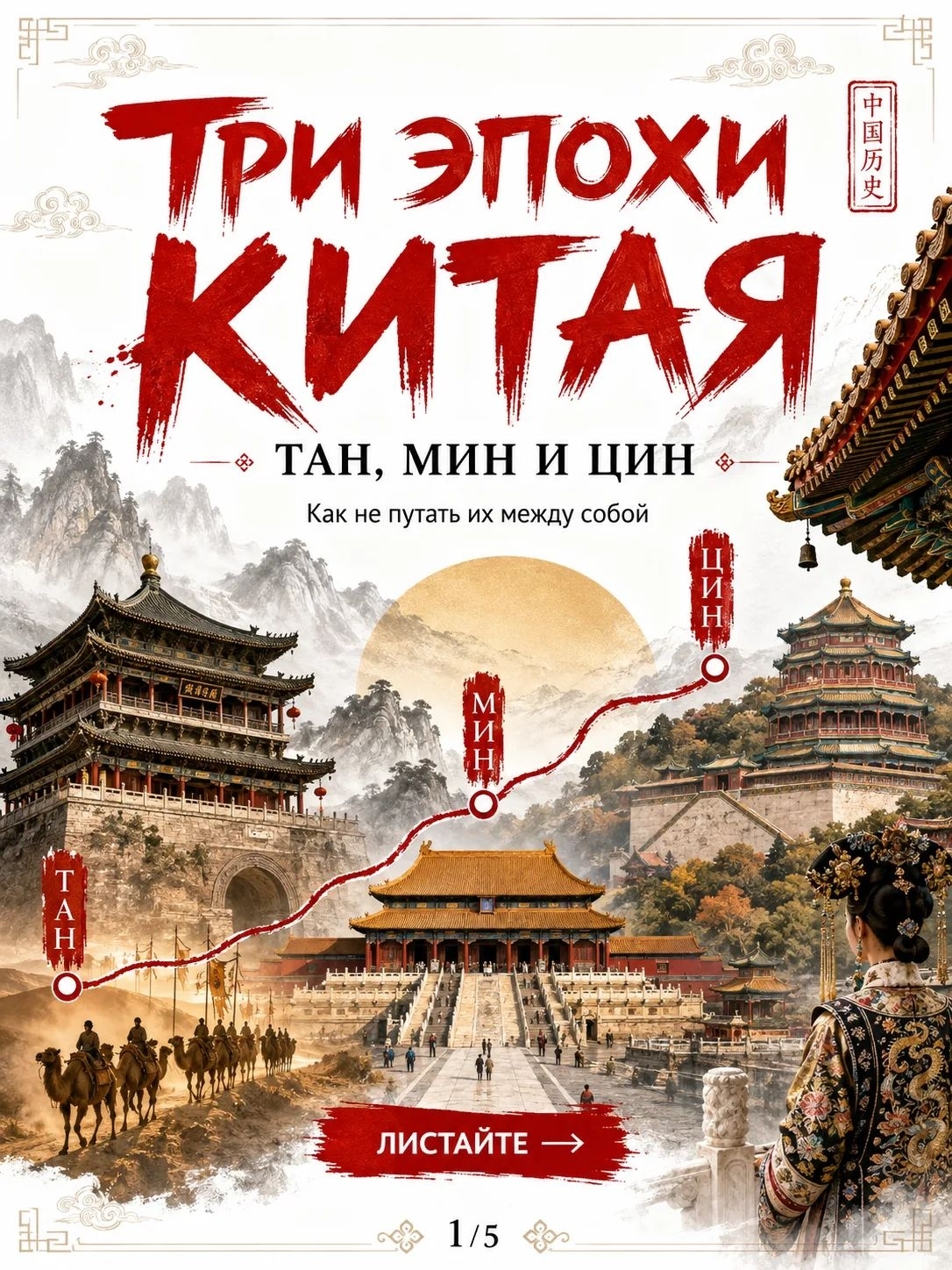 Ba thời kỳ của Trung Quốc: Đường, Minh và Thanh – làm sao để không nhầm lẫn giữa chúng 🇨🇳