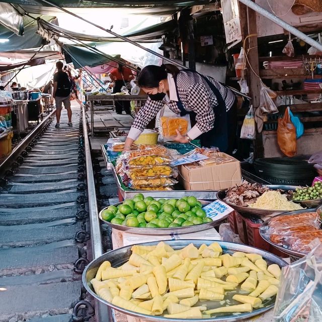 The famous Maeklong Railway Market 