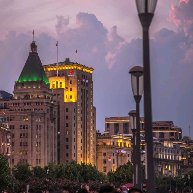 Sunset on Shanghai's Bund