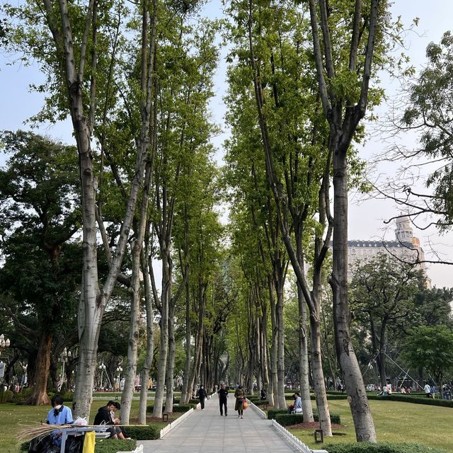 打卡廣州人民公園