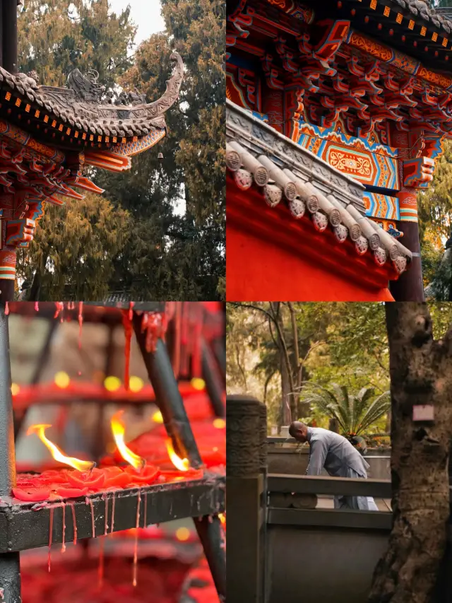 Good places to go in Chengdu on weekends | It is said that the Shijing Temple is super effective for seeking marriage and career