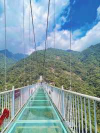 雲上仙境韶關雲門山168m雲上飛瀑