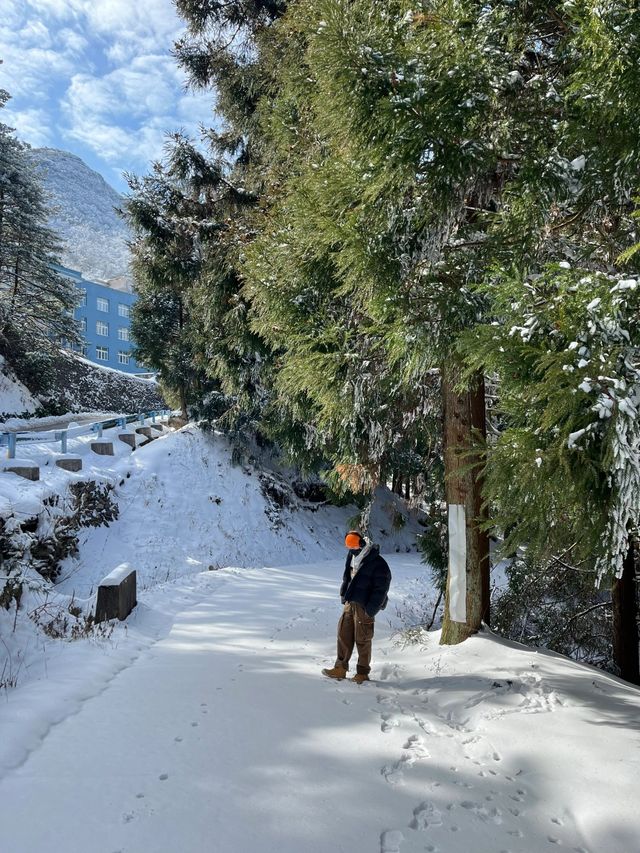 大雪將至九宮山的雪景萬萬不能錯過
