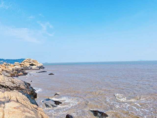 澳門黑沙灘 | 集齊龍爪角海岸徑晴空與海風