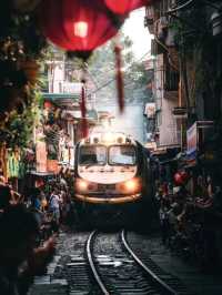 Thrilling Train Street in Vietnam 🇻🇳 