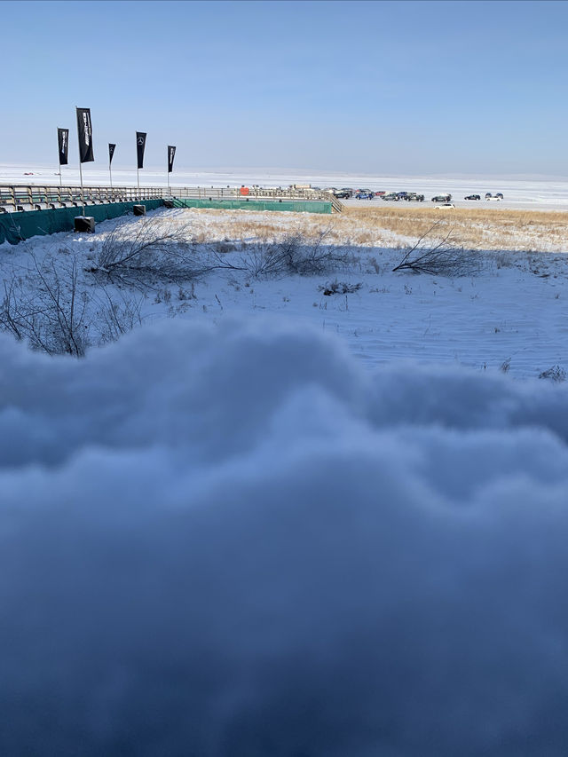 冬日去海拉爾看雪玩車｜自駕路上