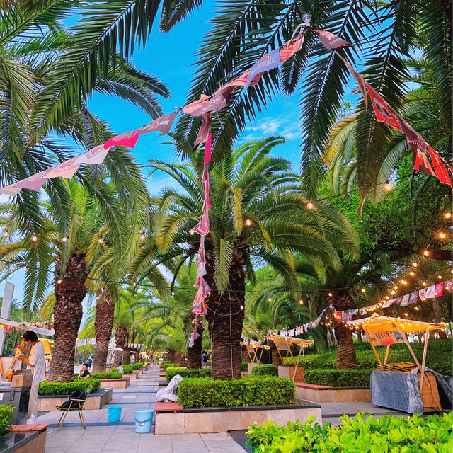 【海灣公園】看日落，看海潮，逛公園，逛市集