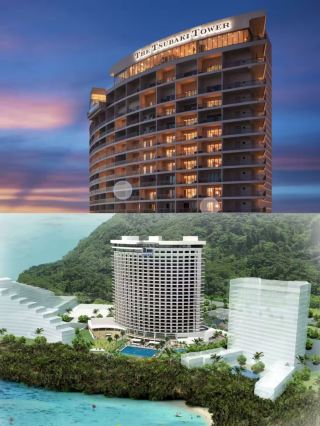 Guam Tsubaki 호텔 리뷰: 높은 곳에 위치한 럭셔리함.