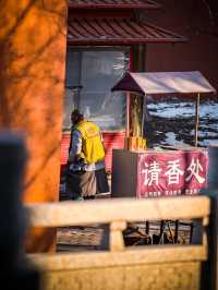 遼寧遼陽廣佑寺美麗景區。