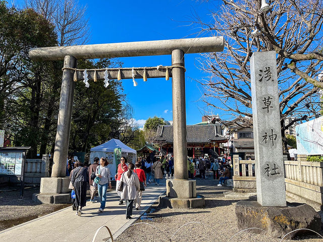 東京景點｜淺草神社：淺草寺內的神社