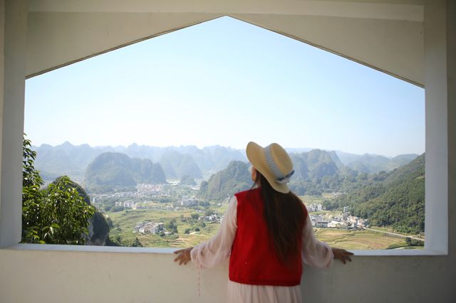 廣西東蘭|國慶期間這麼美的觀景台居然沒人?。 廣西東蘭|國慶期間這麼美的觀景台居然沒人?。