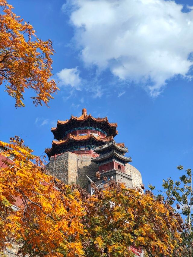 京郊1.5小時自駕終於來到了丫髻山！攻略！。