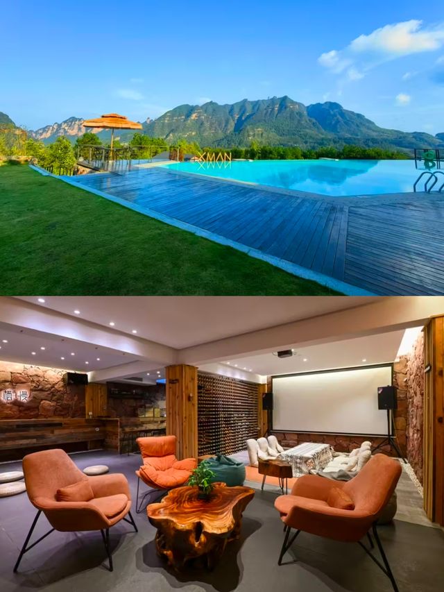 超大泳池張家界棲漫民宿的奇妙之旅。