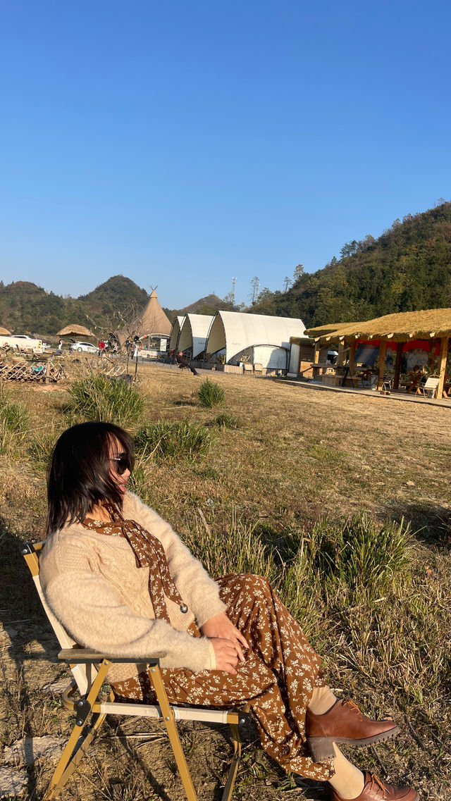 祁東風景獨特特色露營地。