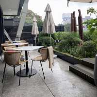 spacious cafe