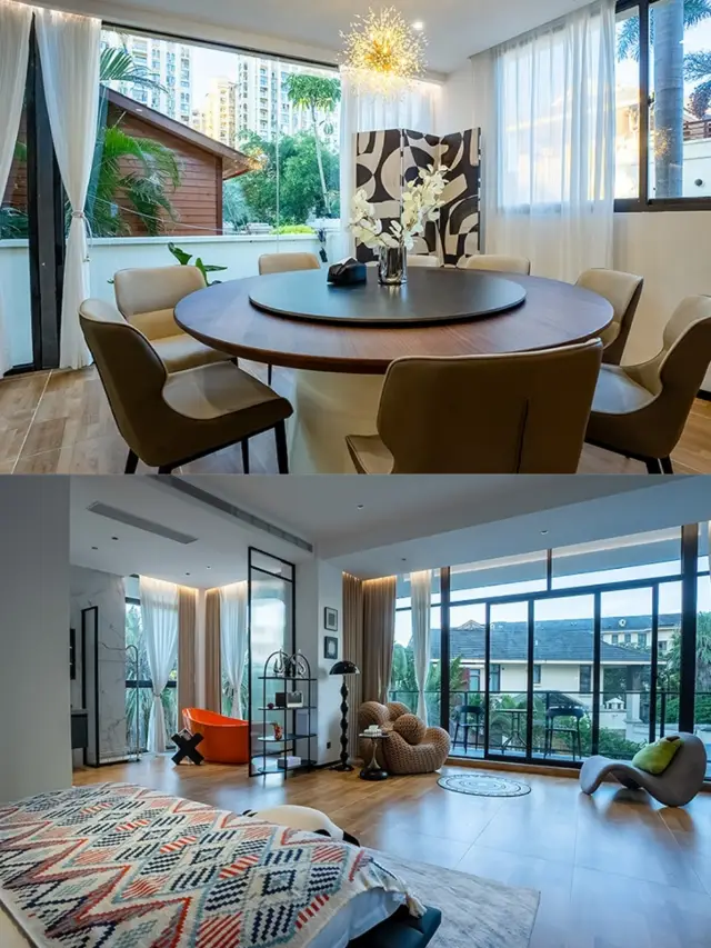 드디어 바다와 가깝고 온수 풀이 있는 빌라를 찾았습니다!