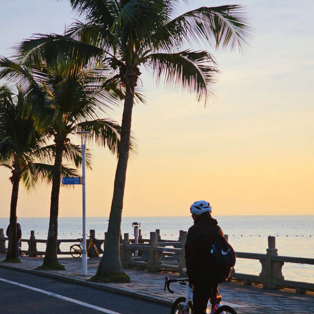 🚲在珠海，擁有一整條沿海大馬路的浪漫