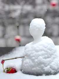 徑山寺觀雪