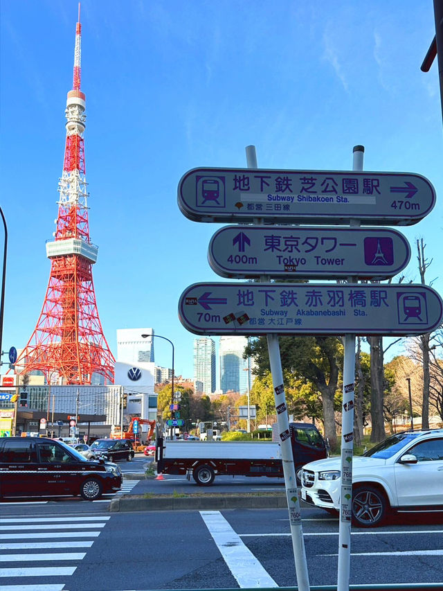 東京鐵塔｜經典紅白地標，東京街頭最佳風景 