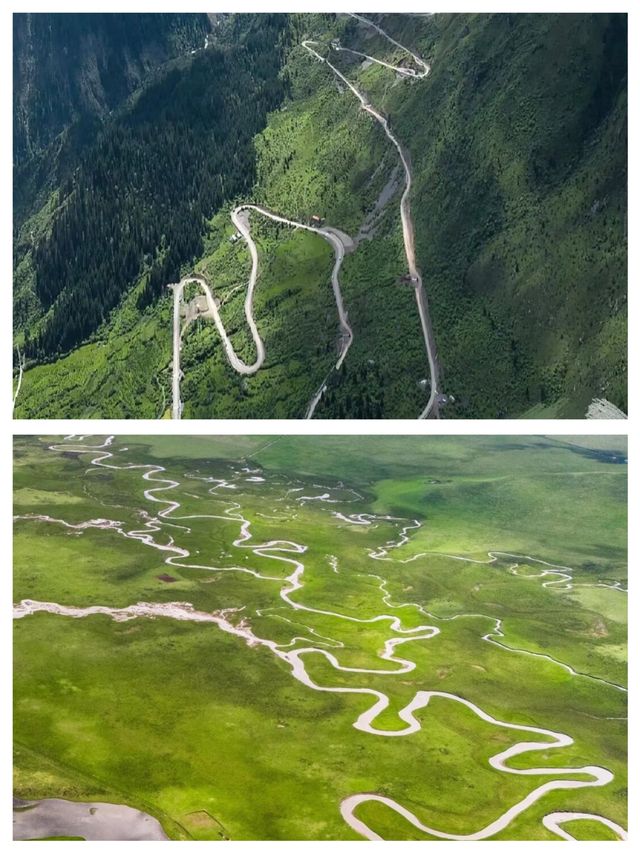 甘南藍天白雲空氣清新的高原風景真優美