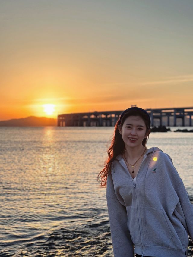 冬天的大連我看到了橘子海
