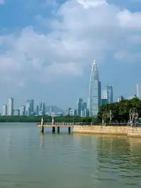 杭州小朋友羨慕到哭了深圳灣騎行yyds！