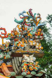 樸素又繁盛潮汕屋頂在饒平