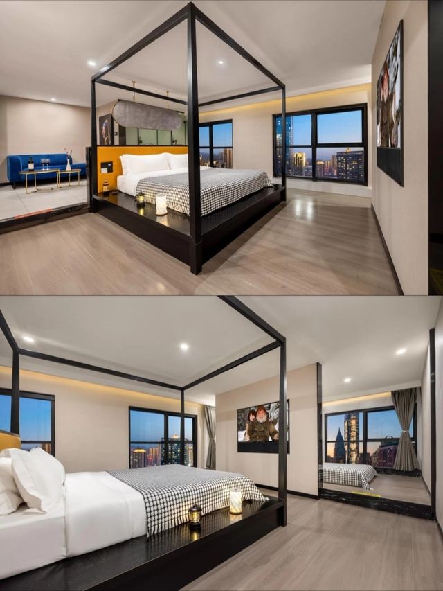 重慶賽亞江景!解放碑住這,洪崖洞夜景躺看 重慶賽亞江景!解放碑住這,洪崖洞夜景躺看