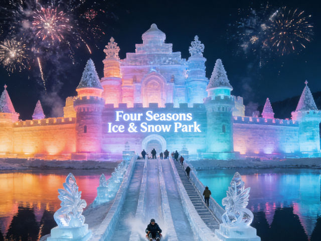 Four Seasons Ice & Snow Park: Family-Friendly Wonder – 80m Super Ice Slide + Snowy Adventures! Four Seasons Ice & Snow Park: Family-Friendly Wonder – 80m Super Ice Slide + Snowy Adventures!