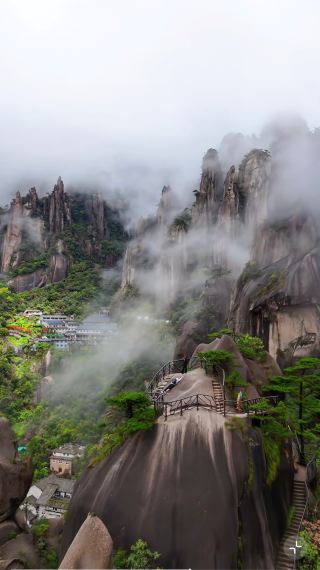 天下第一仙峰に登頂し、圧巻の花崗岩自然奇観を体験しよう