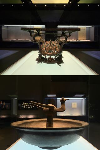 河北博物院、中山の多くの美しい品々が具象化された