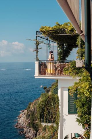 Amalfi, cliffside private residence. The free haven of mountain and sea mythology