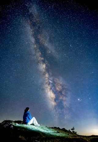 Moved to tears by the romantic Qixi Festival at Huanglong, the snowy mountain meteor shower date was unforgettable