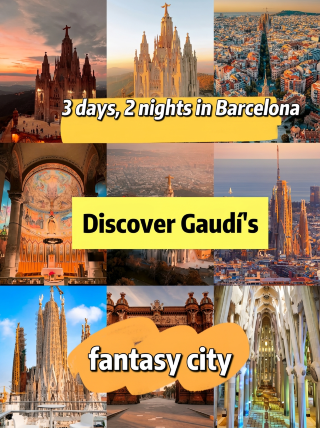 Barcelona 3 days 2 nights | short, flawless guide to Gaudí's magical architecture