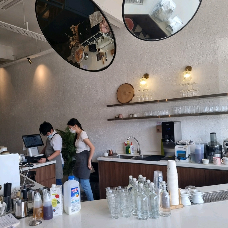 Chilling at Oaks Coffee Co