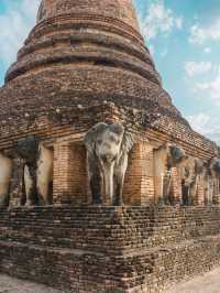 เที่ยวโบราณสถานวัดช้างล้อมสุโขทัย