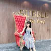 คาเฟ่ย่านศาลายา BUBBLE IN THE FOREST 🍹🍰