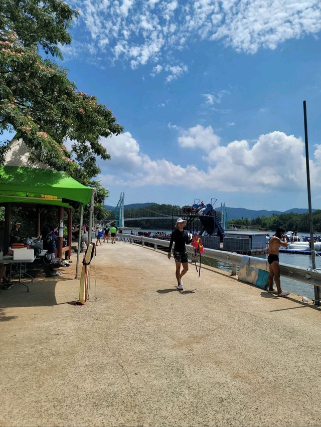 거제도 칠천도에서 유명한 옥계해수욕장🏖