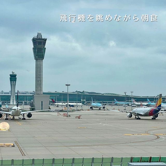 【韓国・仁川空港】朝6時半から開いてるフードコート