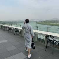 야외 족욕을 즐길 수 있는 비스타워커힐 호텔 스카이야드♨️