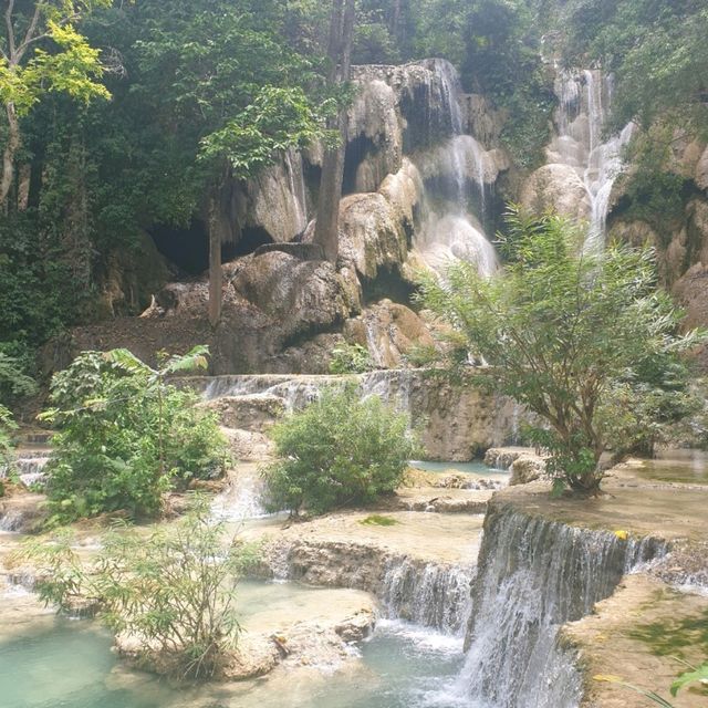 라오스 인생 여행지! 꽝시폭포 Kuangsi Waterfall