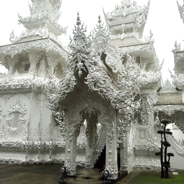 Dazzling White Temple in Chiangrai