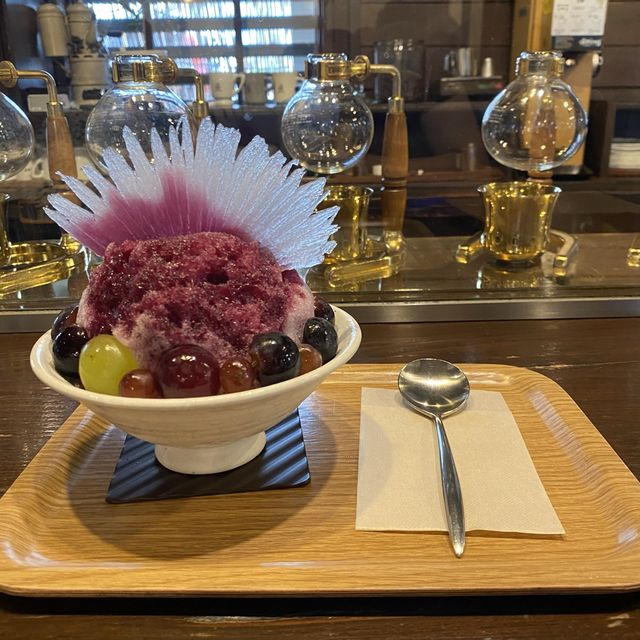 神戸市西区！珈琲専門店がつくるキャラメルかふぇ氷1070円